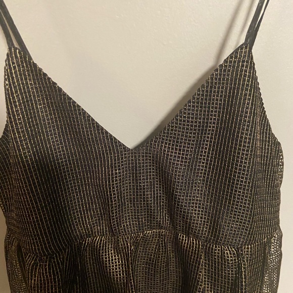 Gianni Bini gold/black tank. Medium NWT - Picture 3 of 4